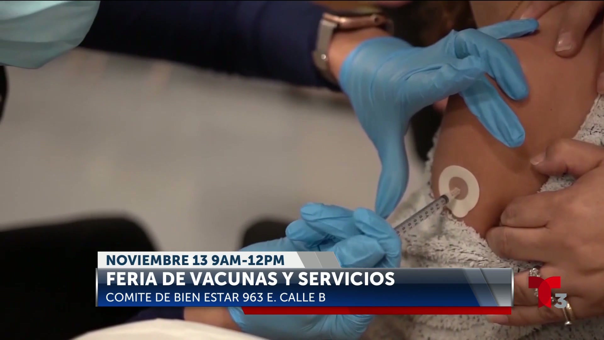 Nueva Feria de Vacunas y Servicios este 13 de Noviembre