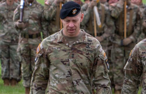 This photo provided by the US Army shows Maj. Gen. Brett Sylvia