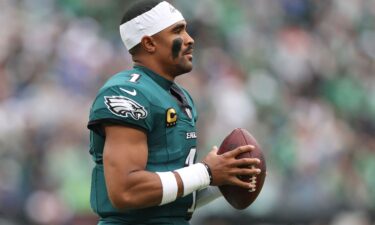 Jalen Hurts’ clots might have originated with a calf injury he received during an October 4 game against the Los Angeles Rams.