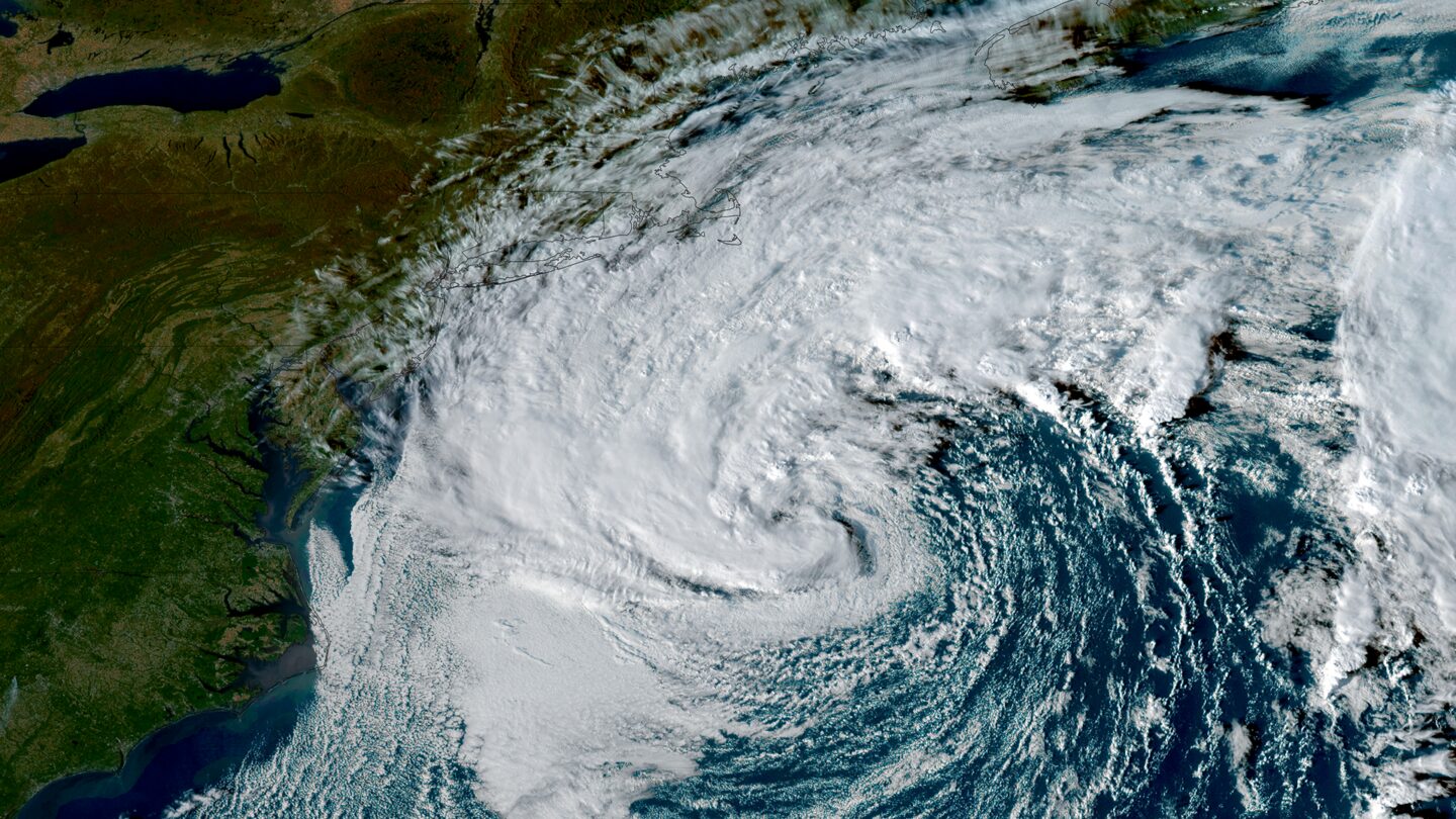 <i>CSU/CIRA & NOAA via CNN Newsource</i><br/>Swirls in the Atlantic