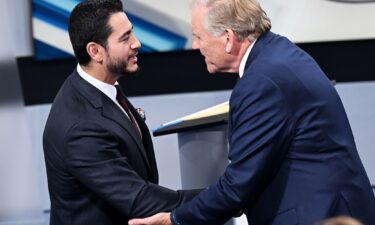 Republican Candidate for United States Senator Mike Rogers and Democratic Candidate for United States Senator Abdul El-Sayed debate in Michigan on October 21