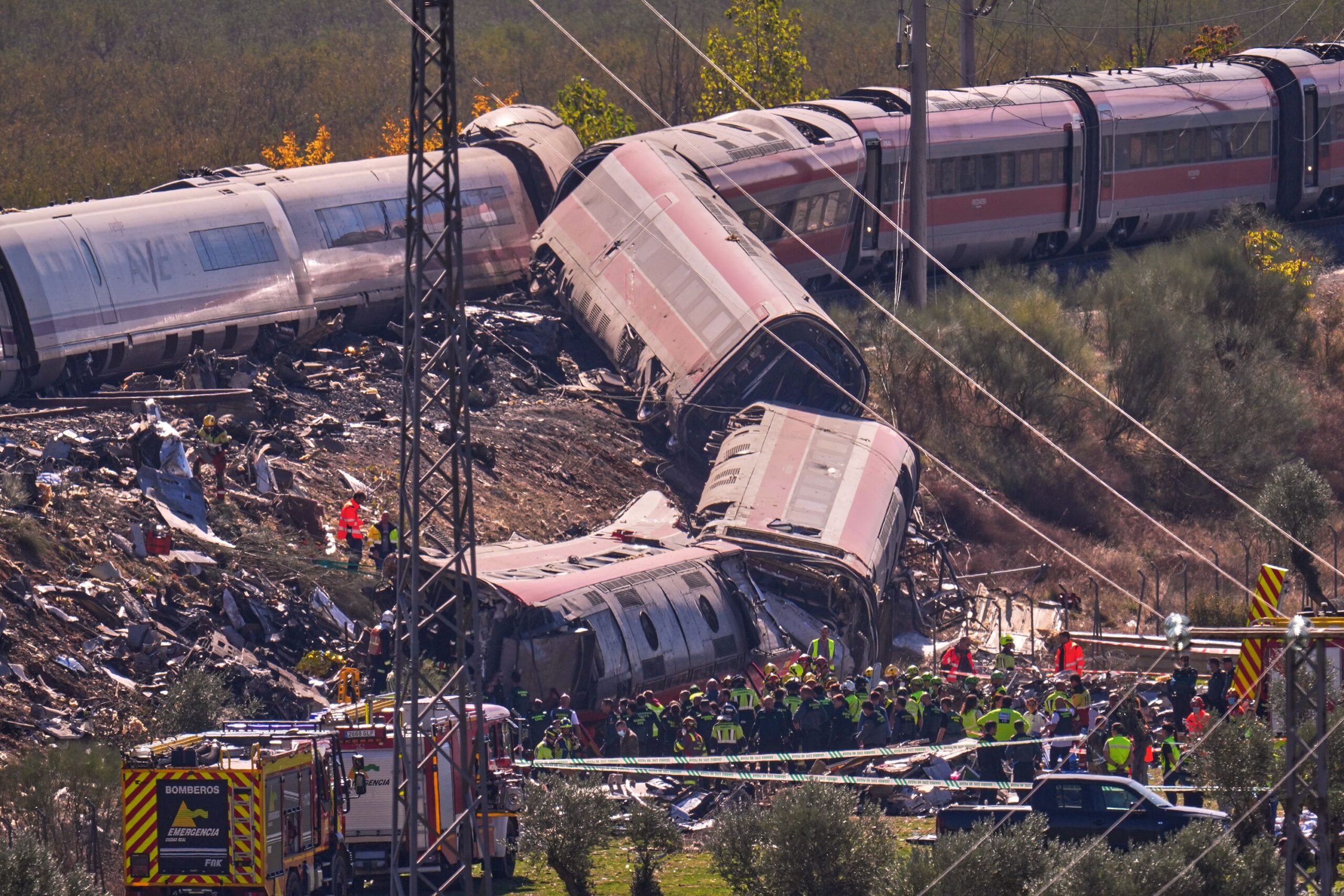 <i>Manu Fernandez/AP via CNN Newsource</i><br/>An investigation is underway and Spain's PM said negligence would be met with the 