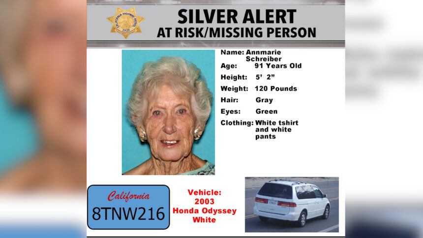 91-year-old woman reported missing, last seen in Palm Desert New Published 11:07 PM Article Topic Follows: News