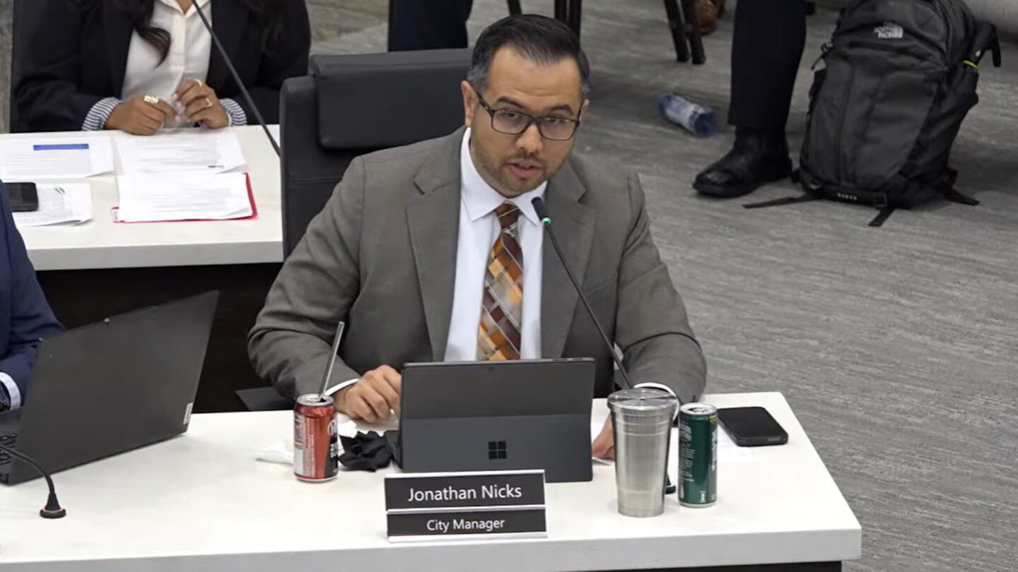 Jonathan Nicks at the Indio City Council meeting (10/29/26)